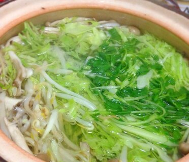 時間がない日の夕食に！野菜たっぷり豚シャキ鍋